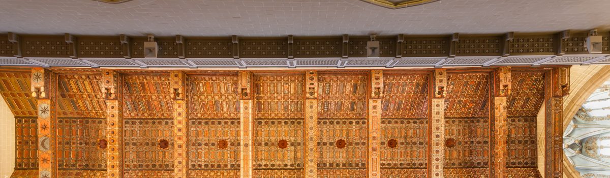 ¿Cómo sería la techumbre de la Catedral de Teruel si se pintase hoy?